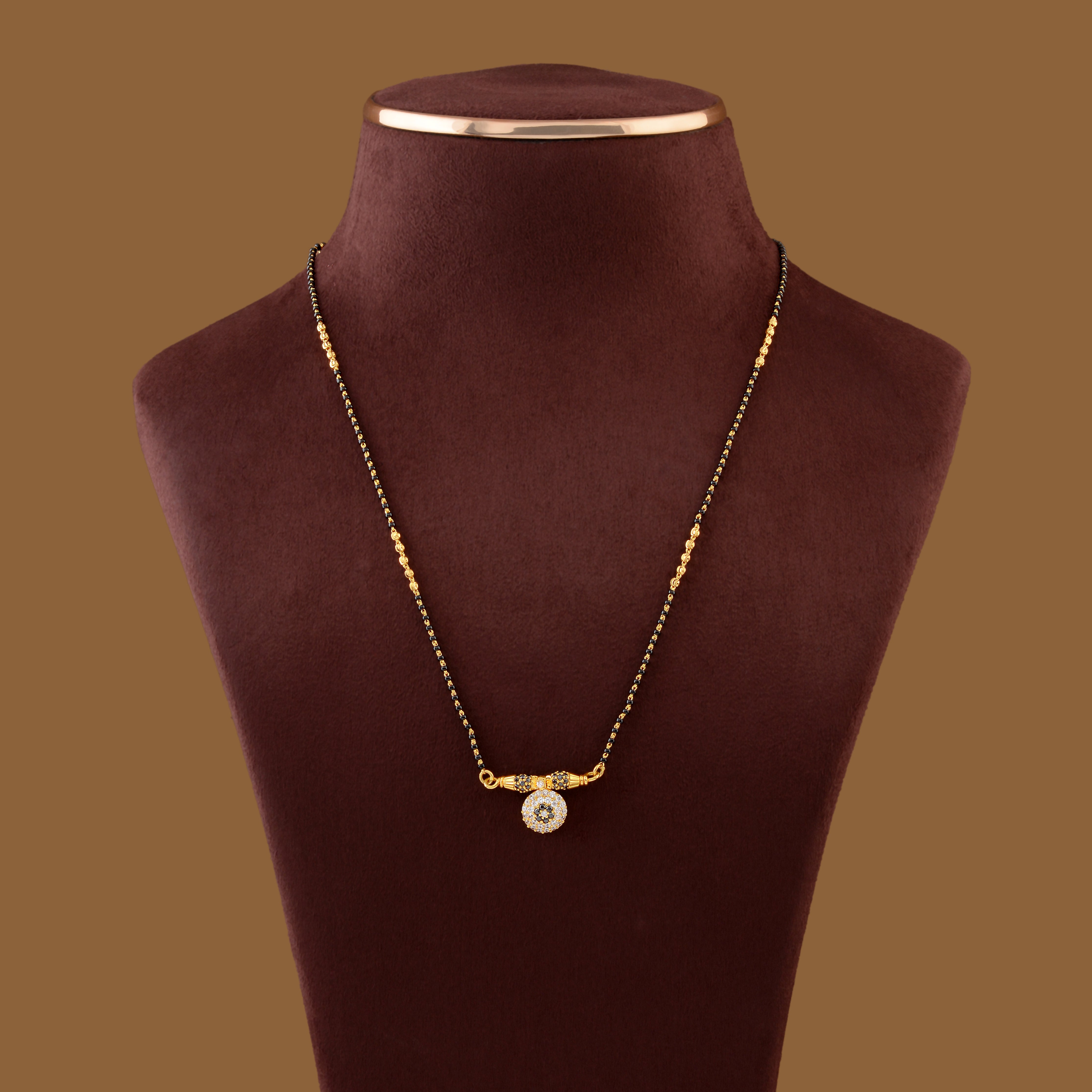 Dainty Traditional Gold Mangalsutra - Krishna Jewellers Pearls and Gems